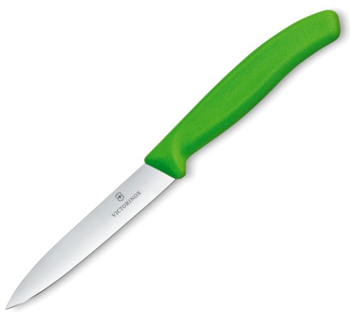Noż do warzyw i owoców Victorinox Swiss Classic 6.7706.L114 (10cm) gładki - Zielony (1).jpg