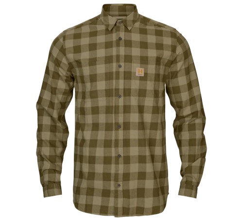 Koszula Härkila Scandinavian LS - Dark Olive Check (1).jpg