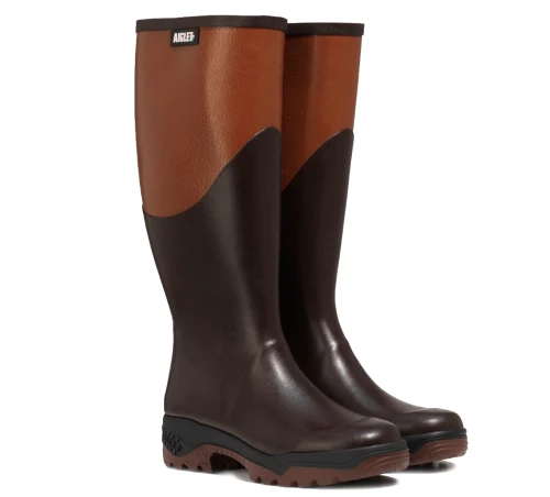 Kalosze damskie Aigle Parcours 2 Women - Brun (1).webp