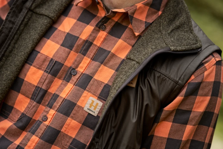 Koszula Härkila Scandinavian L/S - Mandarin Check