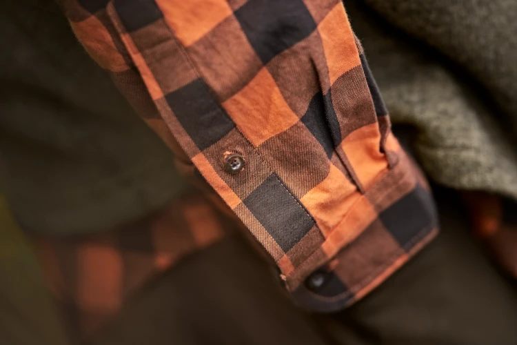 Koszula Härkila Scandinavian L/S - Mandarin Check