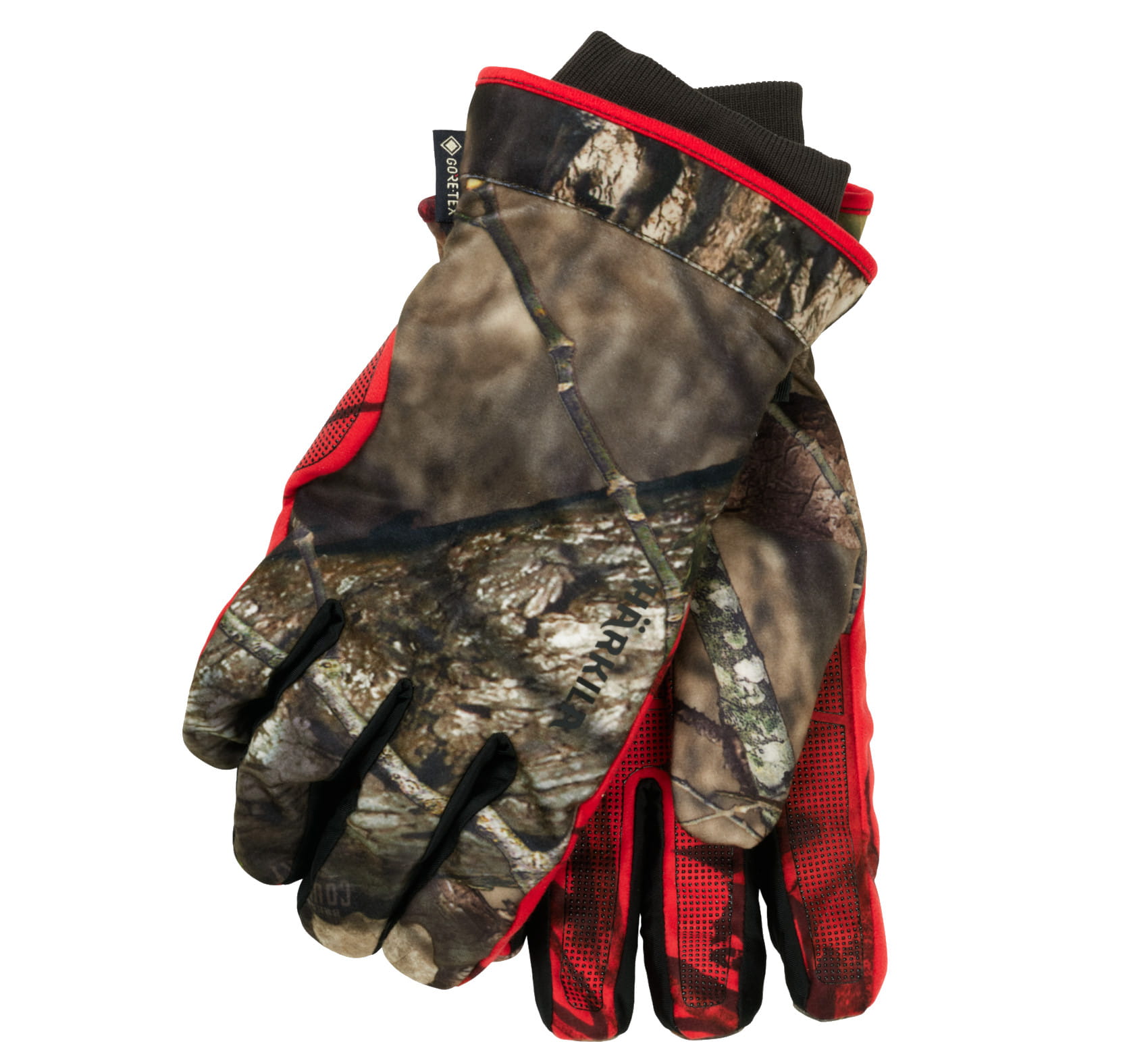 Rękawice Härkila Moose Hunter 2.0 GTX - MossyOak® Break-Up Country®/Red