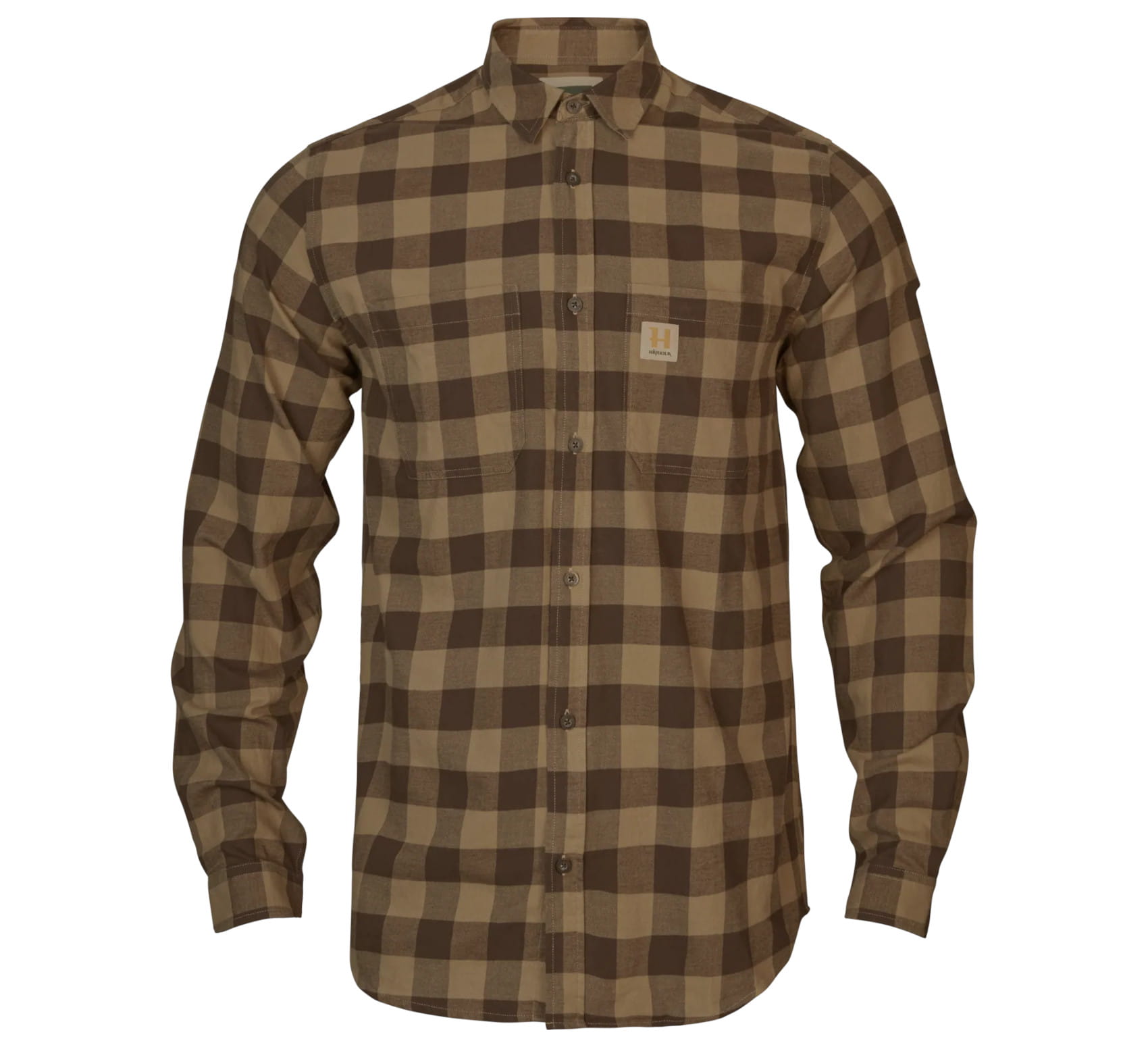 Koszula Härkila Scandinavian L/S - Antique Bronze Check